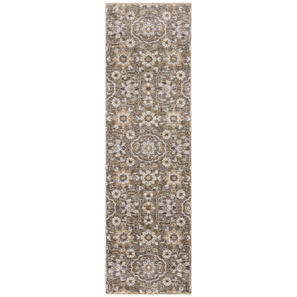 Oriental Weavers Maharaja 532D1 Multicolor Rectangle Indoor Runner - Stain Resistant Low Pile Floral Rug