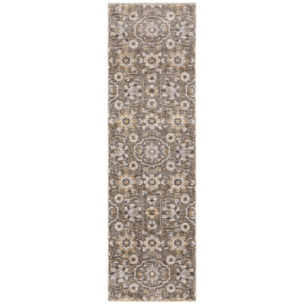 Oriental Weavers Maharaja 532D1 Multicolor Rectangle Indoor Runner - Stain Resistant Low Pile Floral Rug-