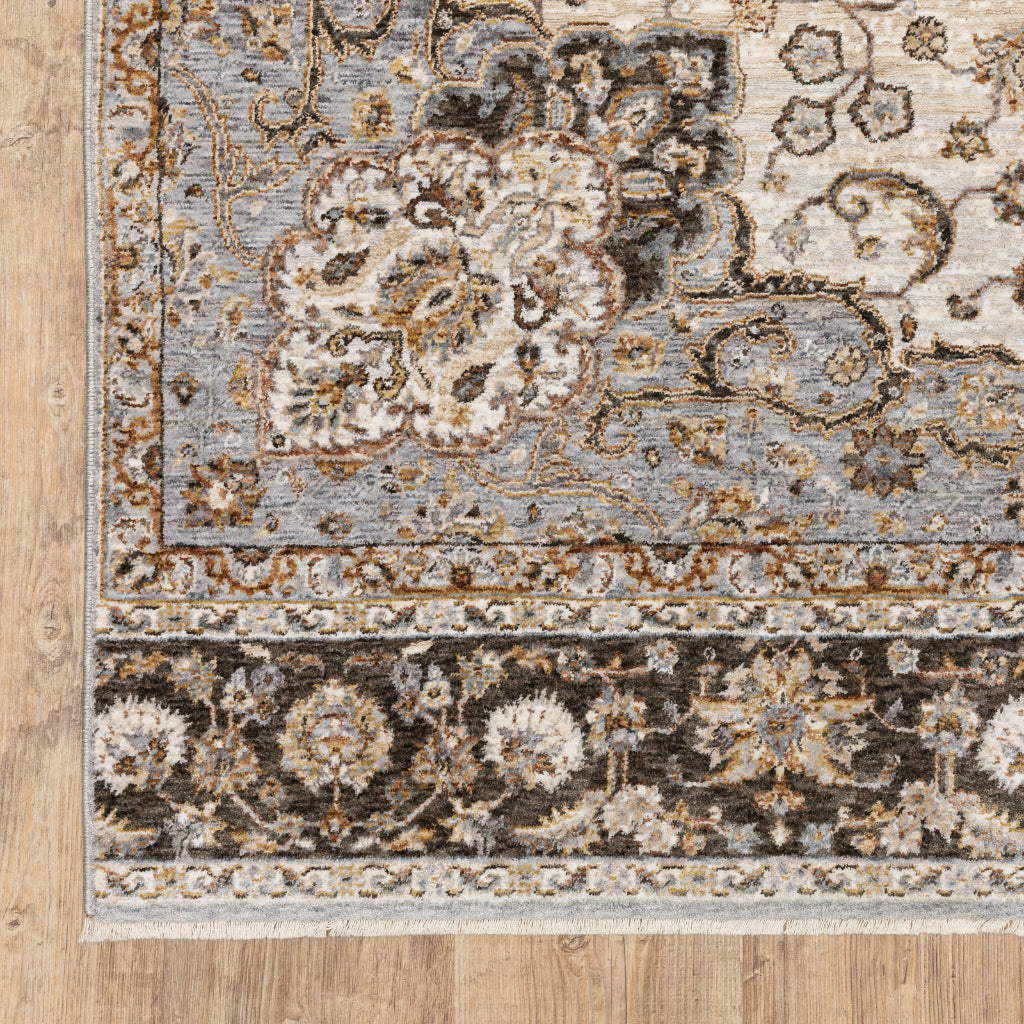 Oriental Weavers Maharaja 660J1 Multicolor Rectangle Indoor Runner - Stain Resistant Low Pile Vintage Style Rug with Medallion Design