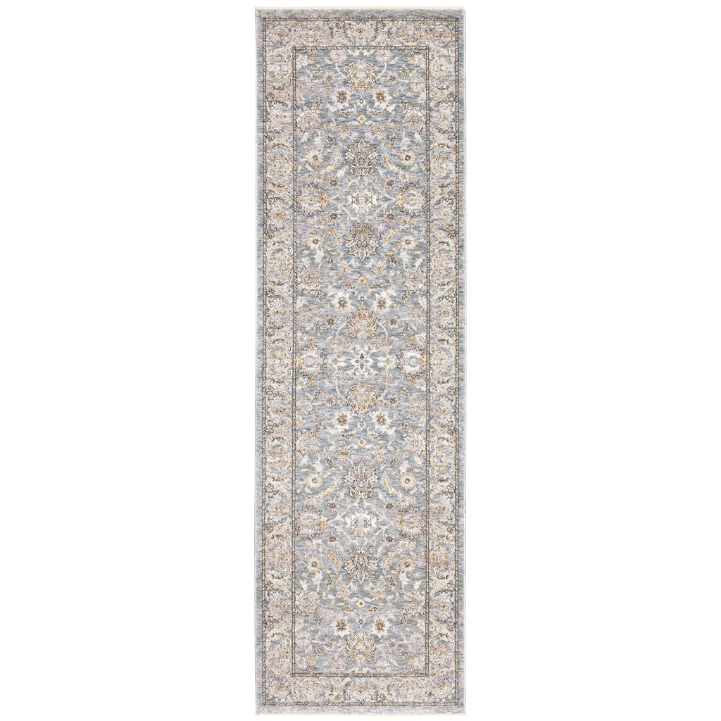 Oriental Weavers Maharaja 070E1 Multicolor Rectangle Indoor Runner - Stain Resistant Low Pile Vintage Style Rug with Oriental Design
