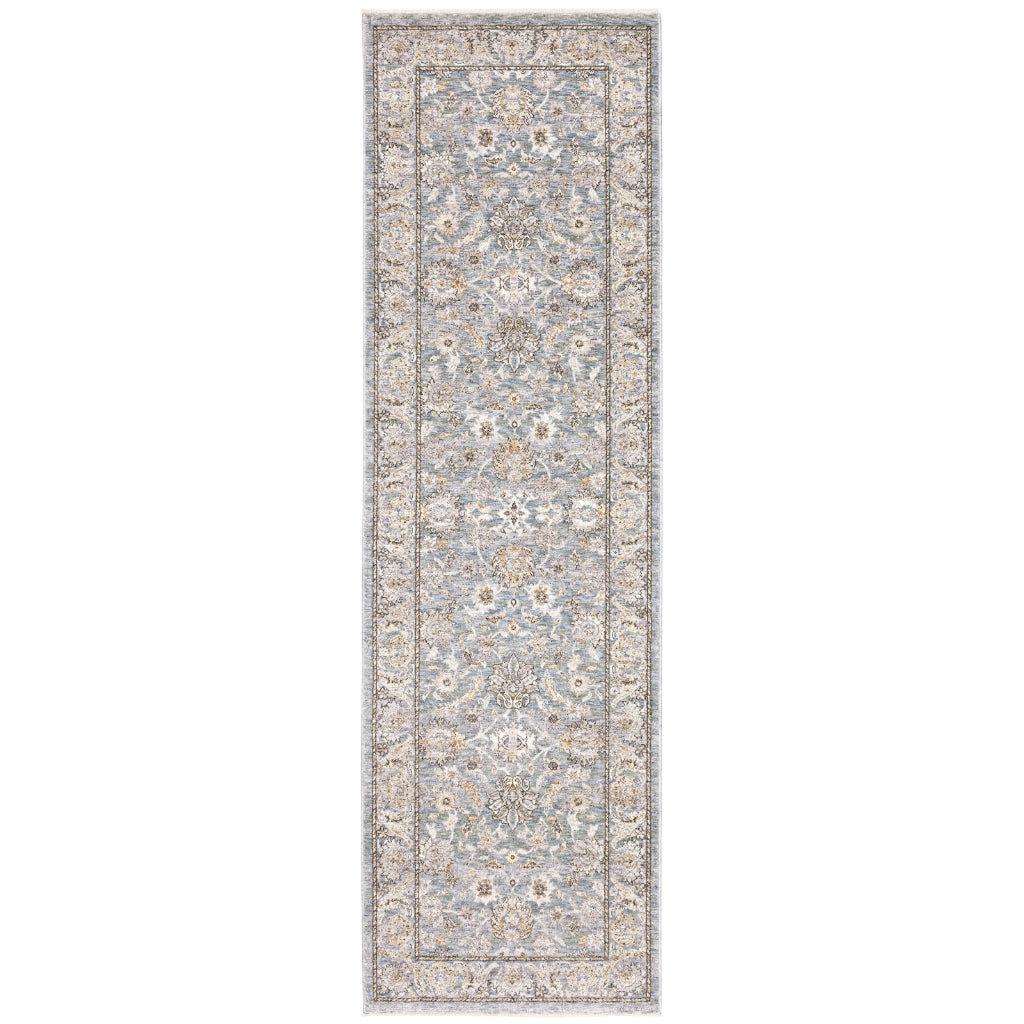 Oriental Weavers Maharaja 070E1 Multicolor Rectangle Indoor Runner - Stain Resistant Low Pile Vintage Style Rug with Oriental Design-