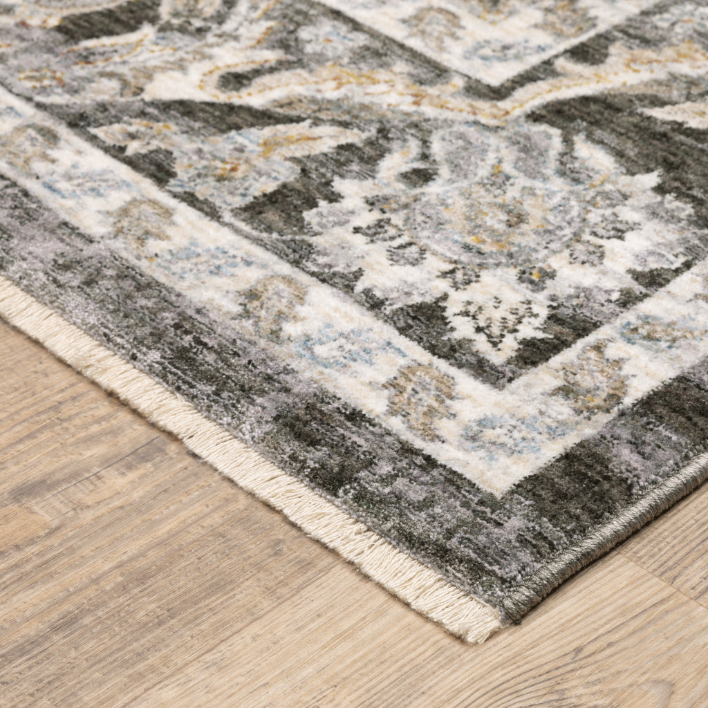 Oriental Weavers Maharaja 070N1 Multicolor Rectangle Indoor Runner - Stain Resistant Low Pile Vintage Style Rug with Oriental Design