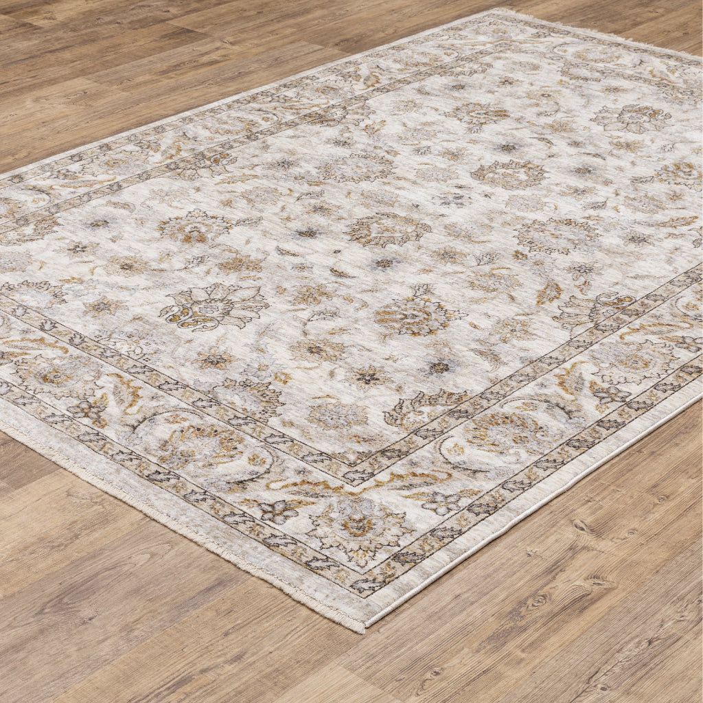 Oriental Weavers Maharaja 070W1 Multicolor Rectangle Indoor Area Rug - Stain Resistant Low Pile Vintage Style Rug with Oriental Design