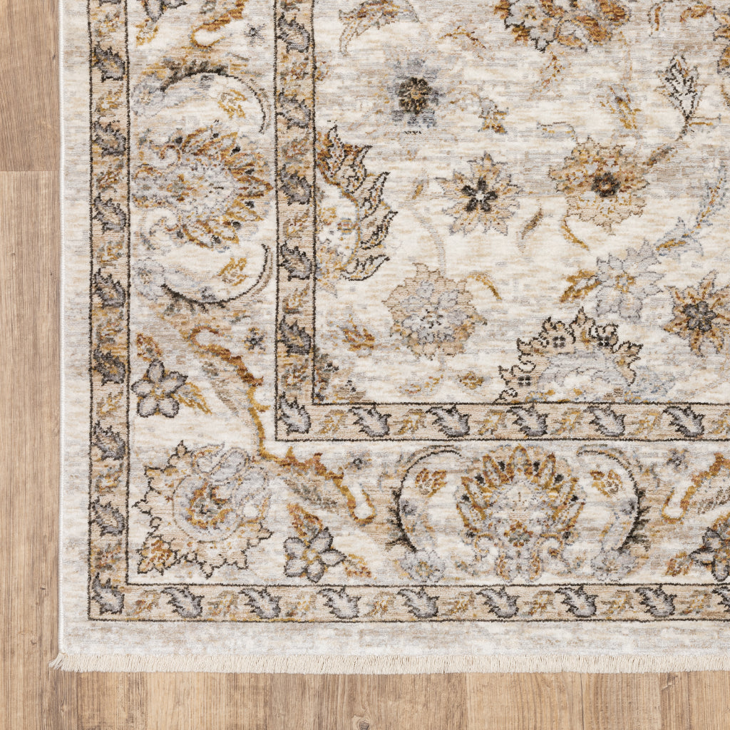 Oriental Weavers Maharaja 070W1 Multicolor Rectangle Indoor Runner - Stain Resistant Low Pile Vintage Style Rug with Oriental Design