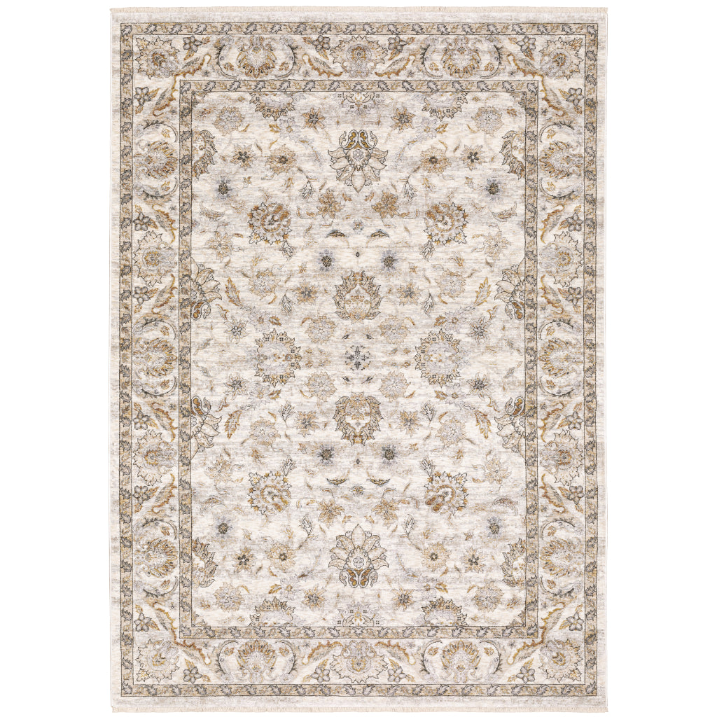 Oriental Weavers Maharaja 070W1 Multicolor Rectangle Indoor Area Rug - Stain Resistant Low Pile Vintage Style Rug with Oriental Design