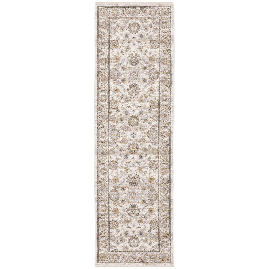 Oriental Weavers Maharaja 070W1 Multicolor Rectangle Indoor Runner - Stain Resistant Low Pile Vintage Style Rug with Oriental Design