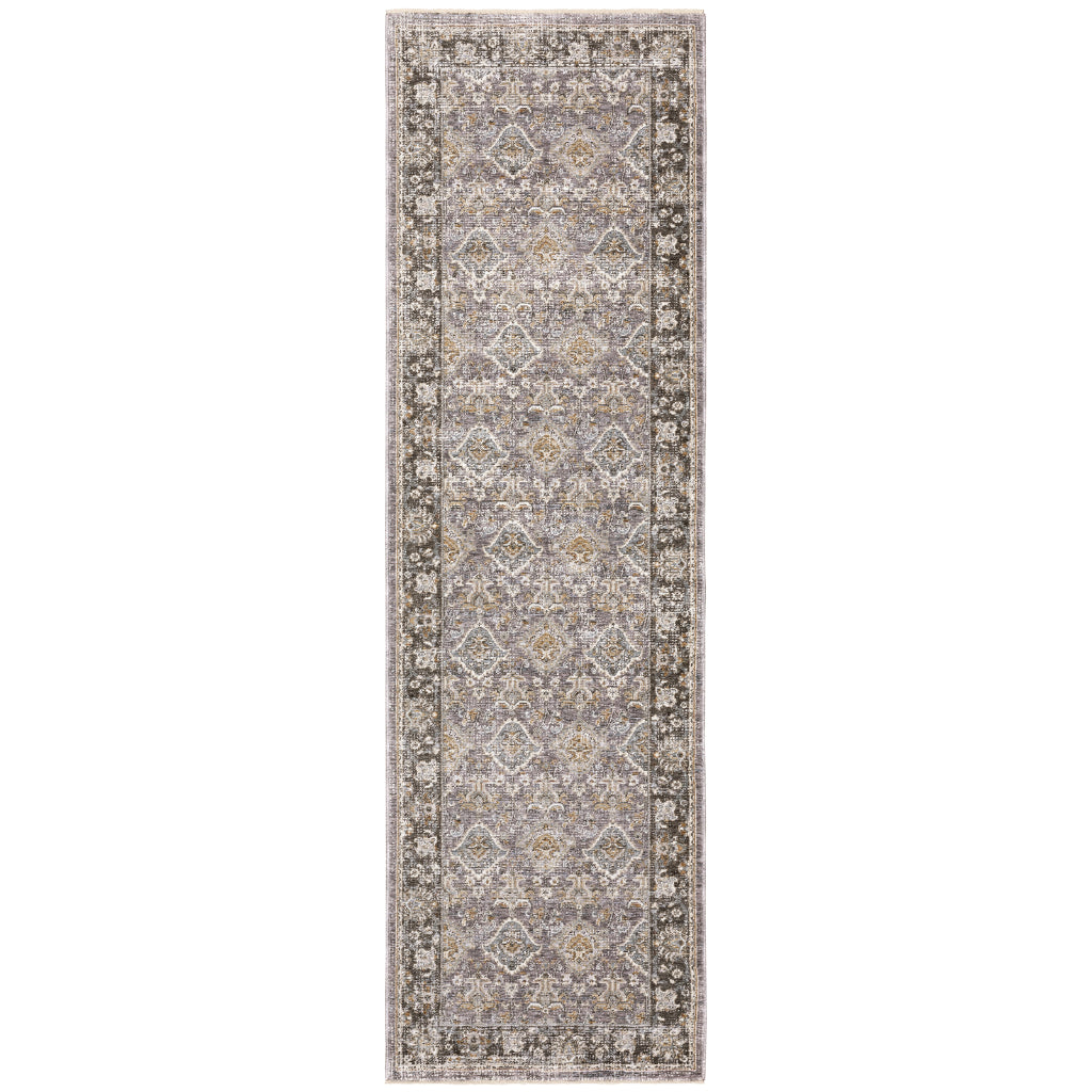 Oriental Weavers Maharaja 091E1 Multicolor Rectangle Indoor Runner - Stain Resistant Low Pile Vintage Style Rug with Oriental Design-