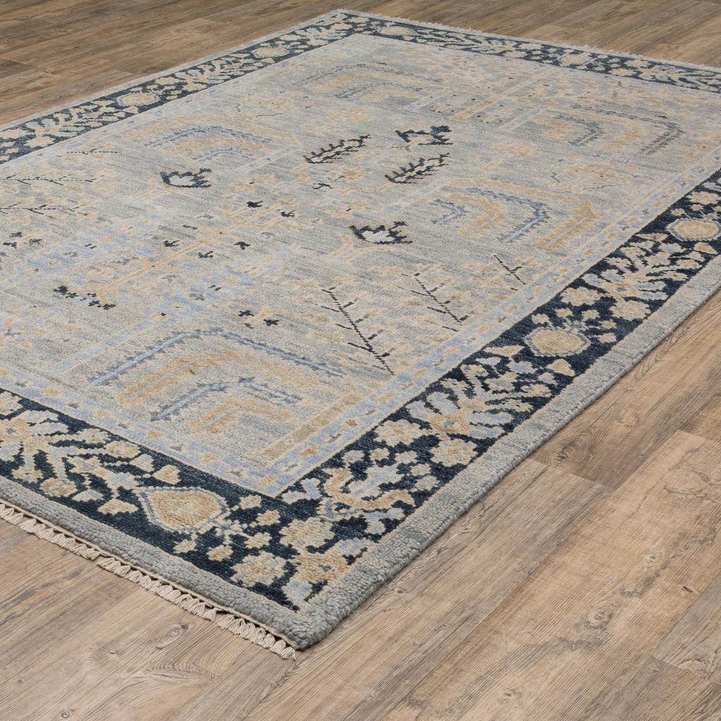 Oriental Weavers Majorca MAJ04 Grey Rectangle Indoor Runner Oriental Pattern-