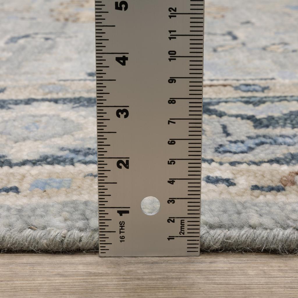 Oriental Weavers Majorca MAJ05 Grey Rectangle Indoor Area Rug Oriental Pattern-