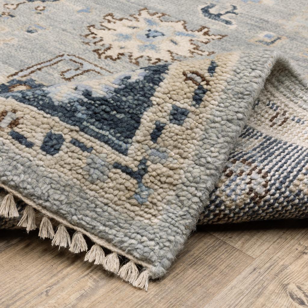 Oriental Weavers Majorca MAJ05 Grey Rectangle Indoor Runner Oriental Pattern-