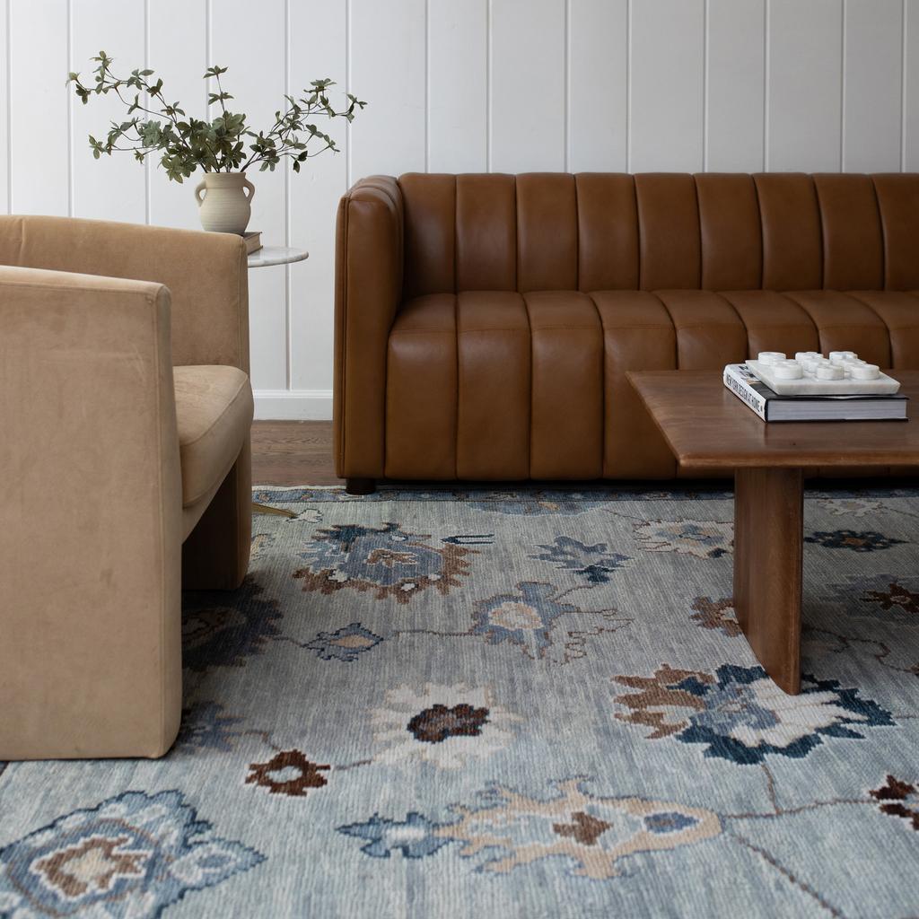 Oriental Weavers Majorca MAJ06 Light Blue Rectangle Indoor Area Rug Oriental Pattern-