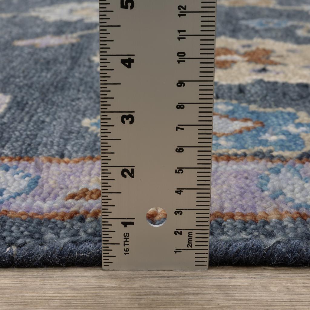 Oriental Weavers Majorca MAJ07 Blue Rectangle Indoor Runner Oriental Pattern-