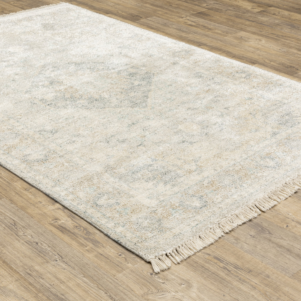 Oriental Weavers Malabar 45303 Multicolor Rectangle Indoor Area Rug - Stain Resistant Hand Loomed Rug with Medallion Design