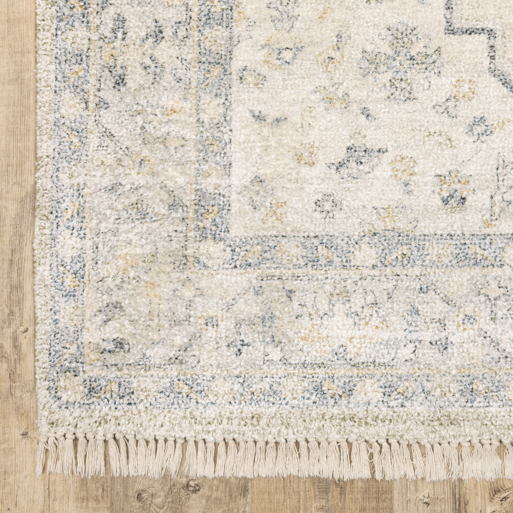 Oriental Weavers Malabar 45304 Multicolor Rectangle Indoor Area Rug - Stain Resistant Hand Loomed Rug with Medallion Design