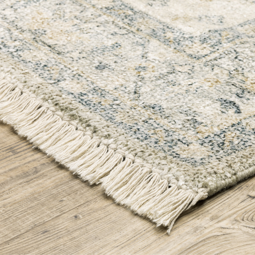 Oriental Weavers Malabar 45304 Multicolor Rectangle Indoor Area Rug - Stain Resistant Hand Loomed Rug with Medallion Design