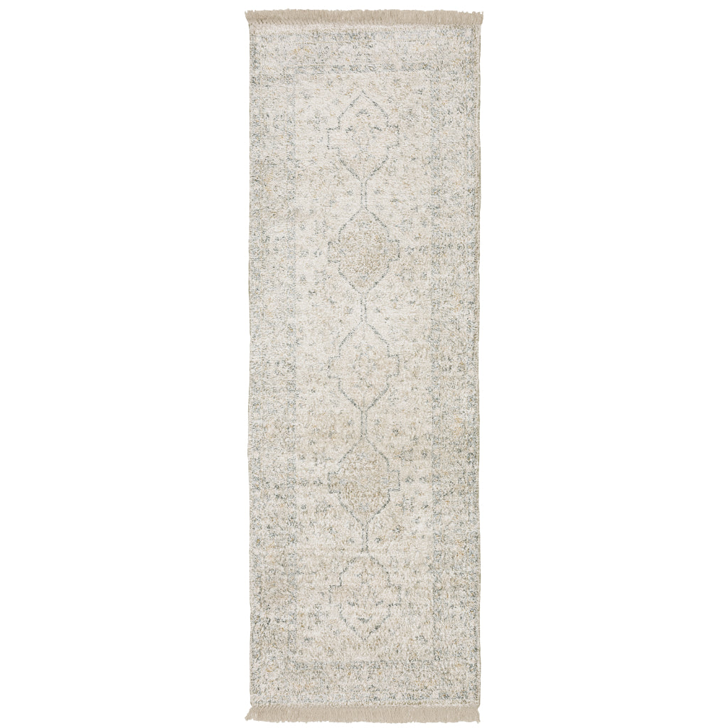 Oriental Weavers Malabar 45304 Multicolor Rectangle Indoor Runner - Stain Resistant Hand Loomed Rug with Medallion Design-