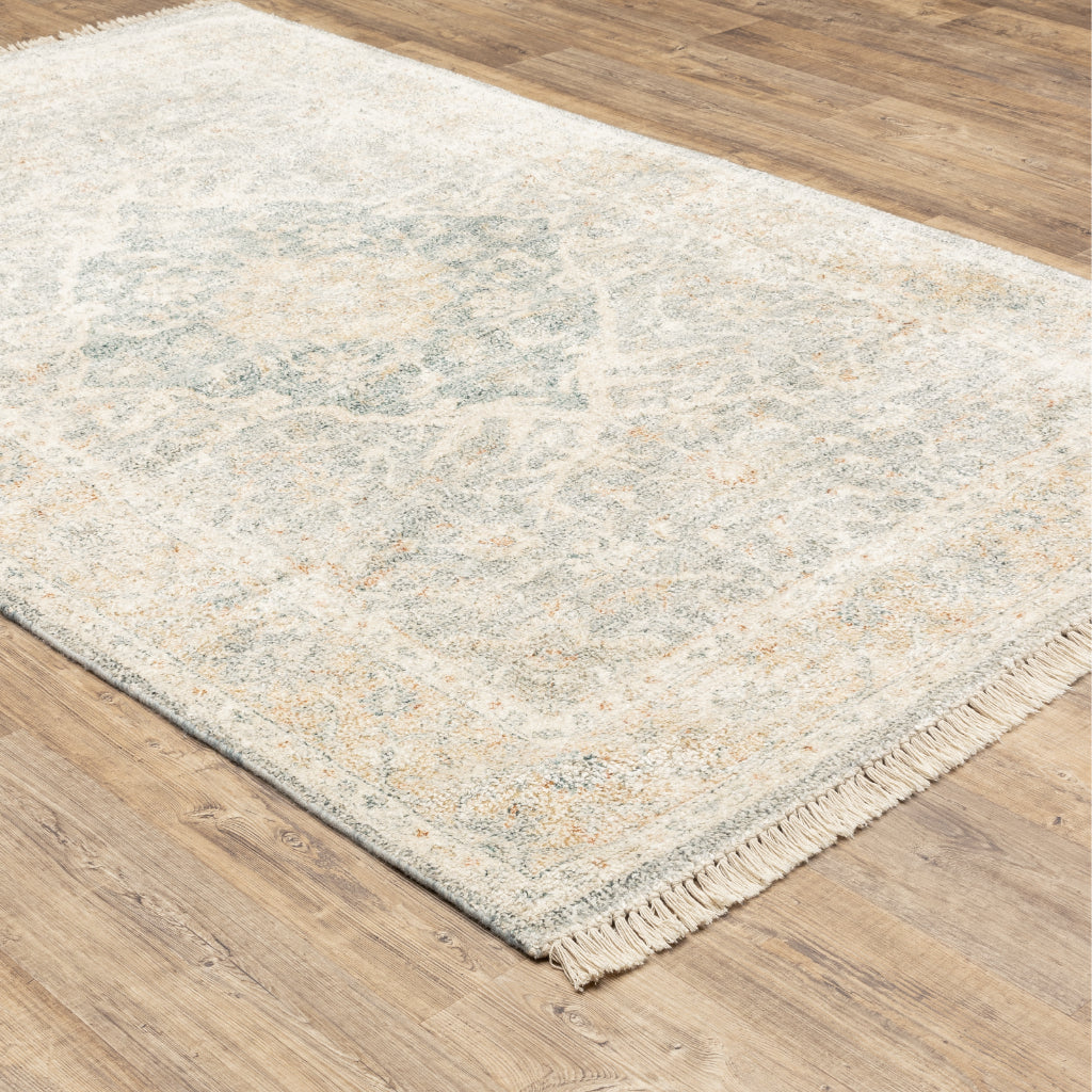 Oriental Weavers Malabar 45307 Multicolor Rectangle Indoor Runner - Stain Resistant Hand Loomed Rug with Medallion Design