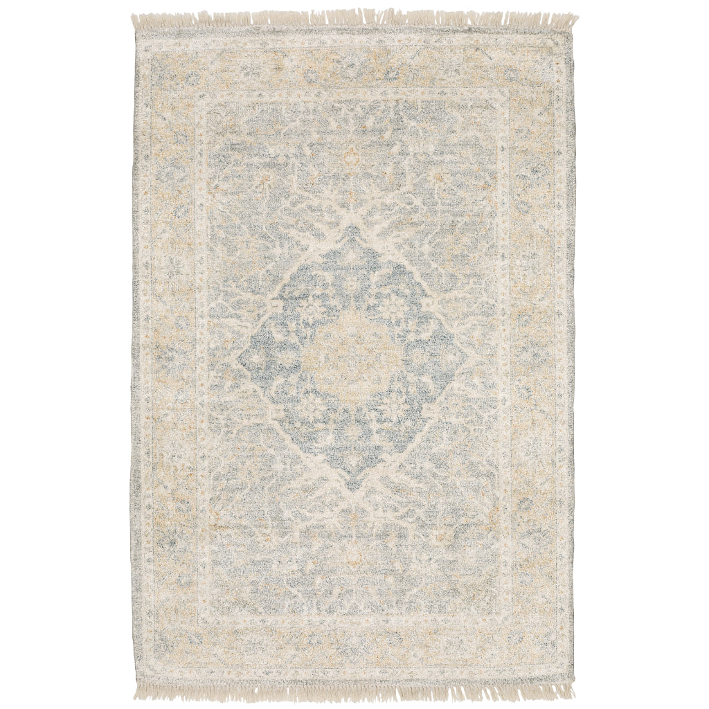 Oriental Weavers Malabar 45307 Multicolor Rectangle Indoor Area Rug - Stain Resistant Hand Loomed Rug with Medallion Design-