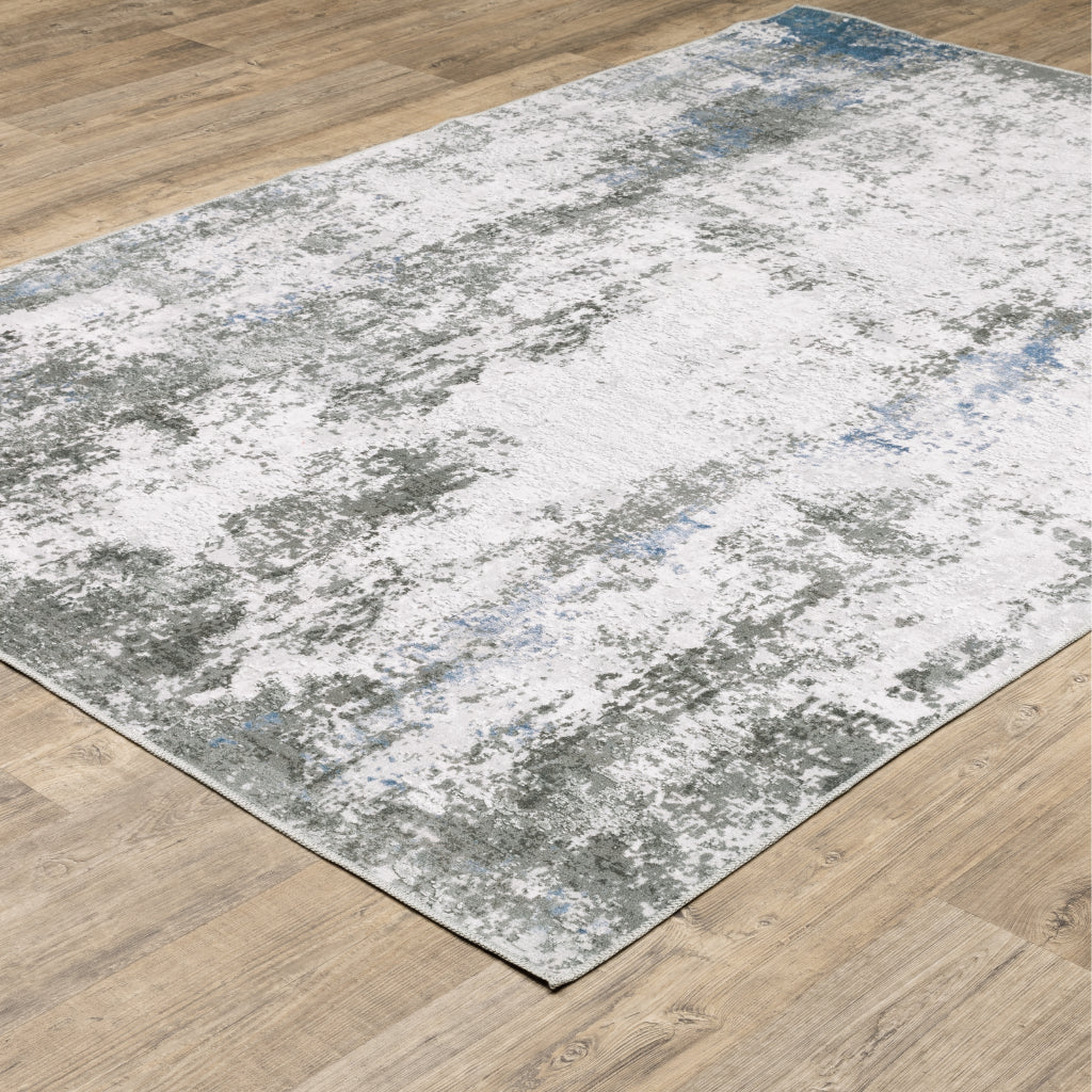 Oriental Weavers Malibu MAL02 Multicolor Rectangle Indoor Area Rug - Stain Resistant Low Pile Abstract Rug