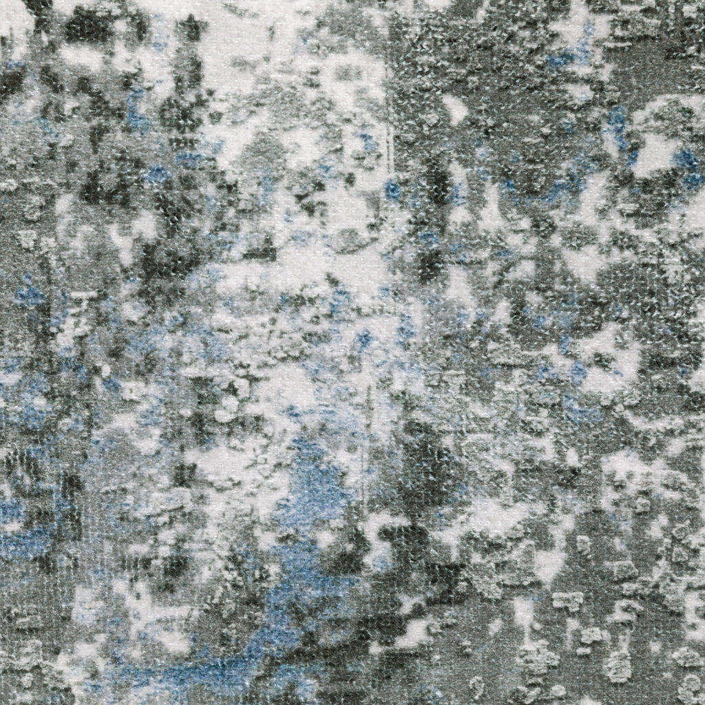 Oriental Weavers Malibu MAL02 Multicolor Rectangle Indoor Runner - Stain Resistant Low Pile Abstract Rug