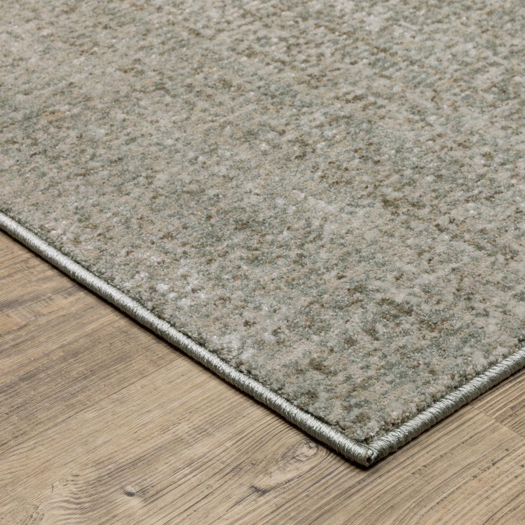 Oriental Weavers Mallory MAL01 Grey Rectangle Indoor Runner Distressed Pattern-