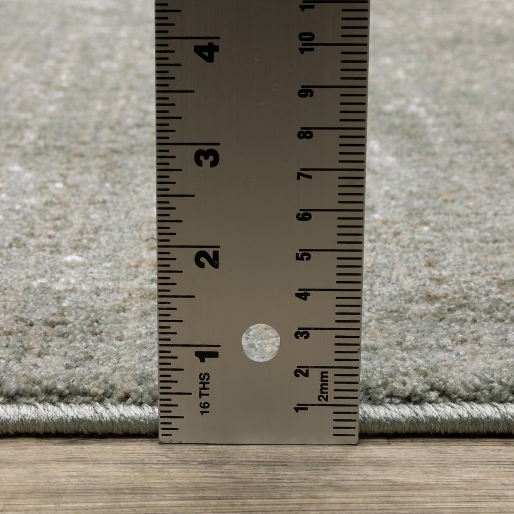 Oriental Weavers Mallory MAL01 Grey Rectangle Indoor Runner Distressed Pattern-