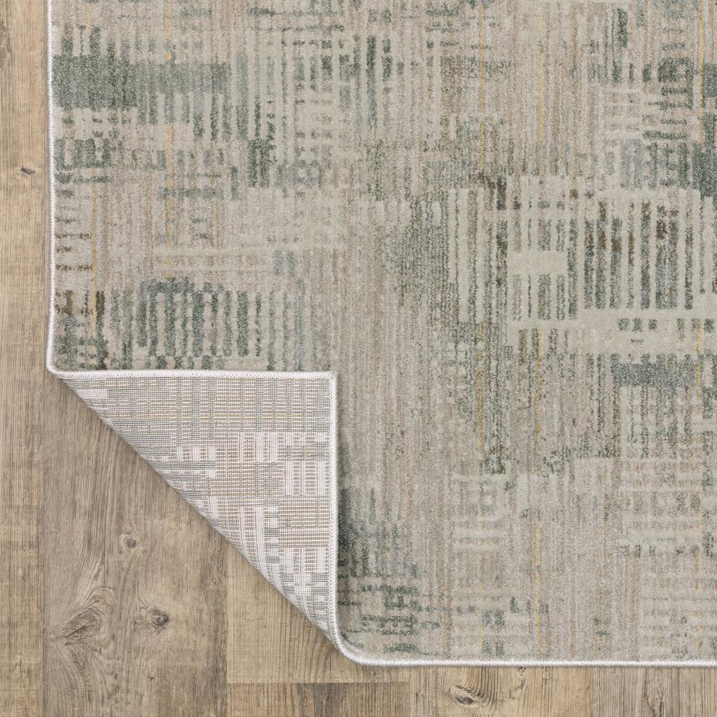 Oriental Weavers Mallory MAL03 Beige Rectangle Indoor Area Rug Distressed Pattern-