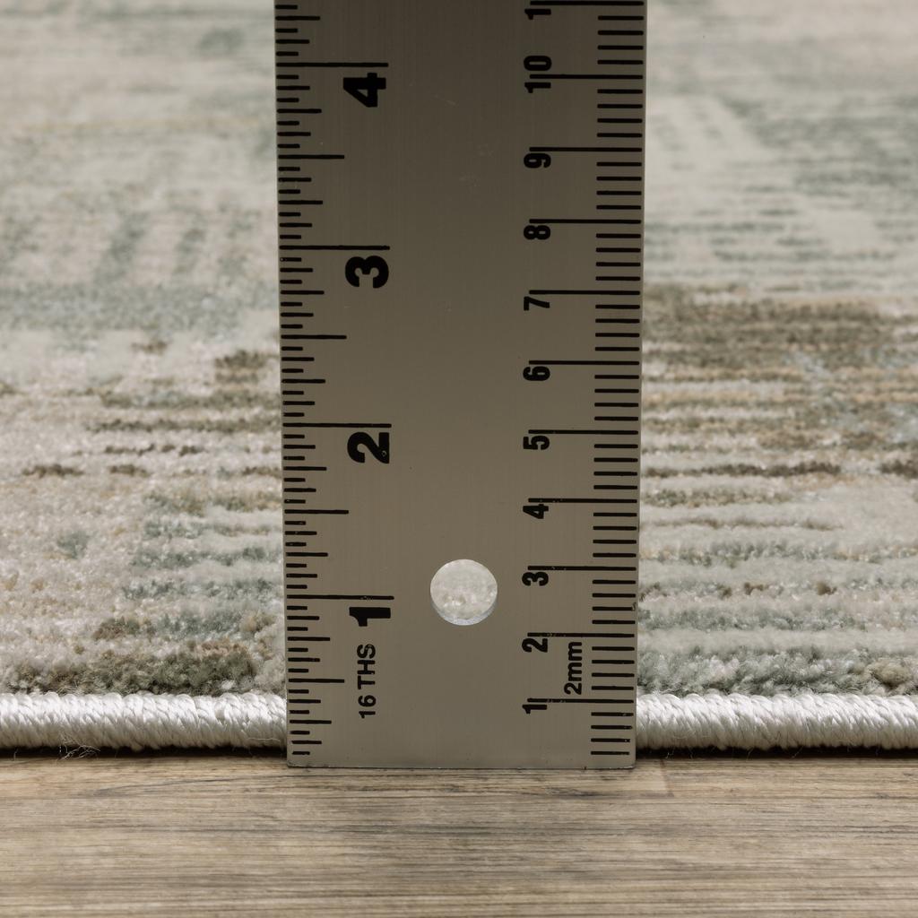 Oriental Weavers Mallory MAL03 Beige Rectangle Indoor Area Rug Distressed Pattern-