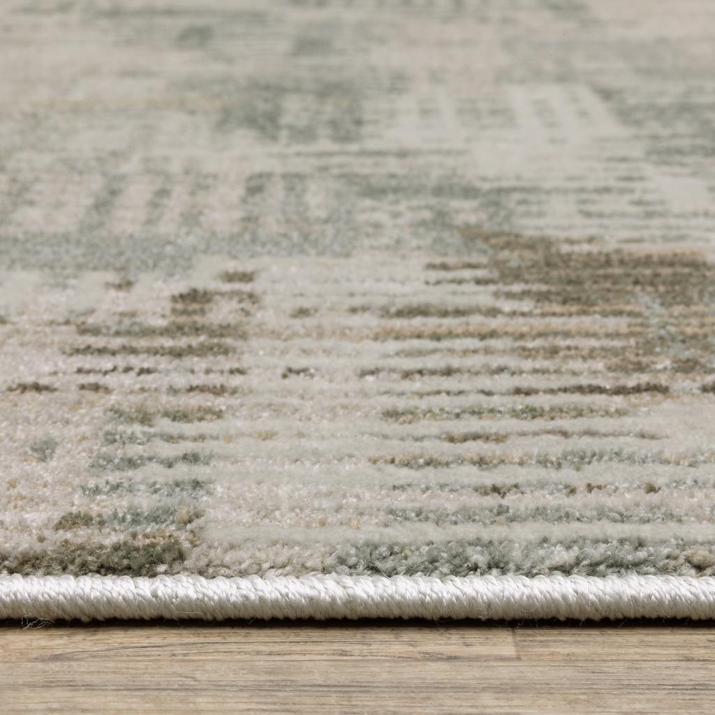 Oriental Weavers Mallory MAL03 Beige Rectangle Indoor Area Rug Distressed Pattern-