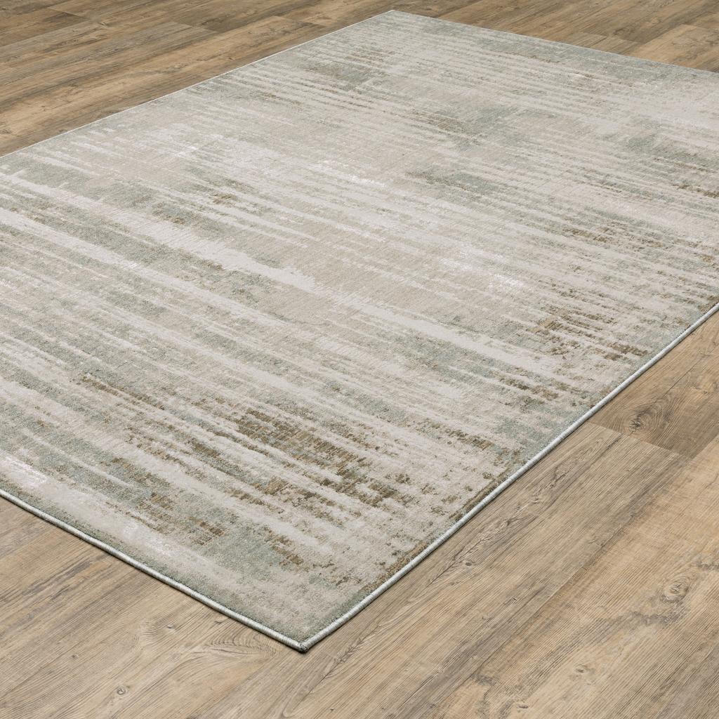 Oriental Weavers Mallory MAL07 Beige Rectangle Indoor Area Rug Distressed Pattern-