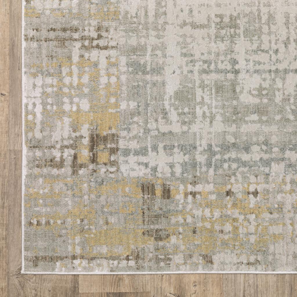 Oriental Weavers Mallory MAL08 Beige Rectangle Indoor Area Rug Distressed Pattern-