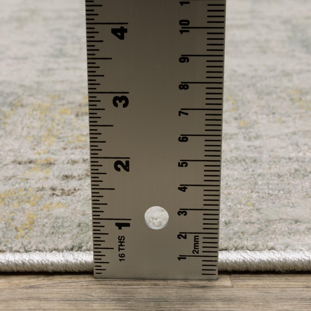 Oriental Weavers Mallory MAL08 Beige Rectangle Indoor Runner Distressed Pattern-