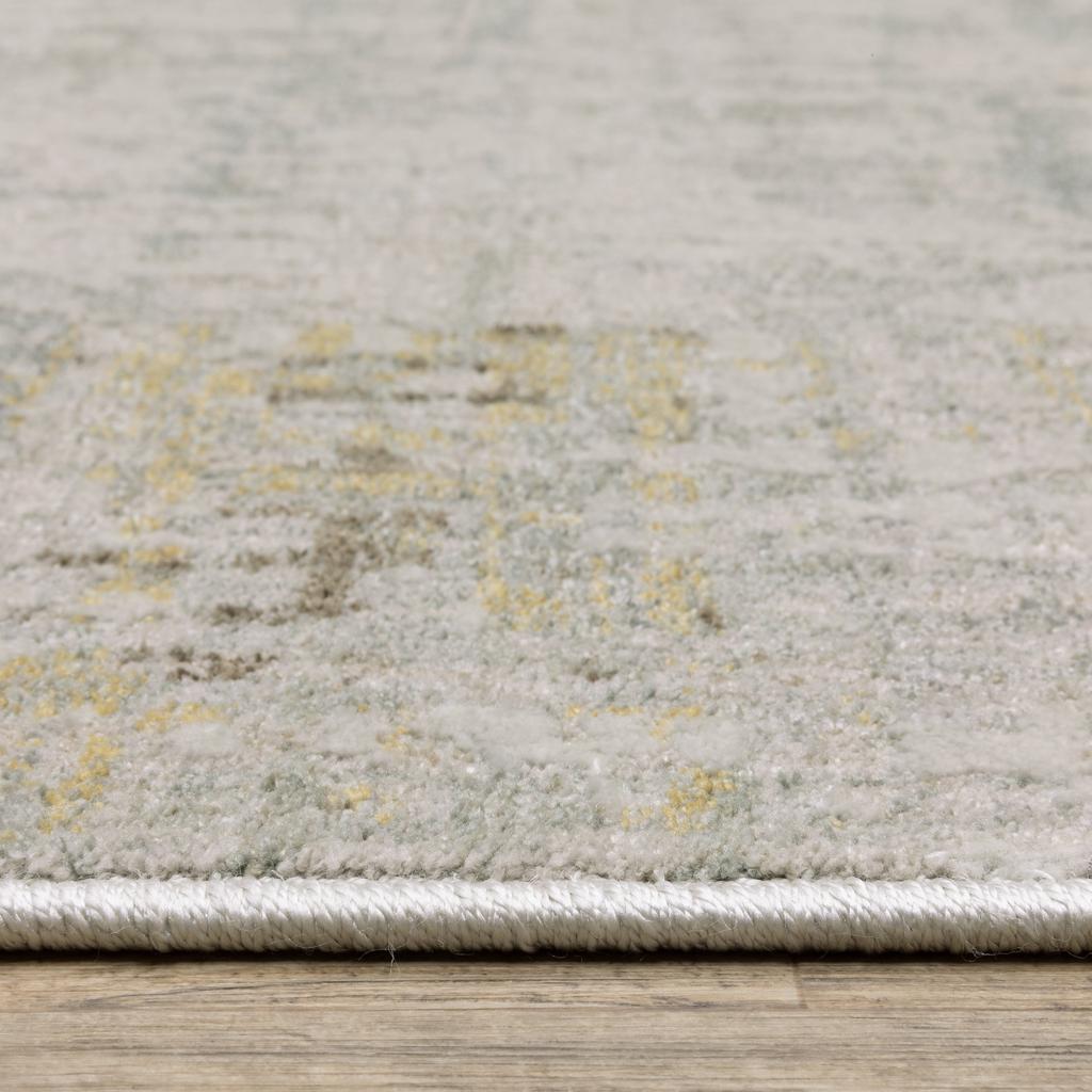 Oriental Weavers Mallory MAL08 Beige Rectangle Indoor Runner Distressed Pattern-