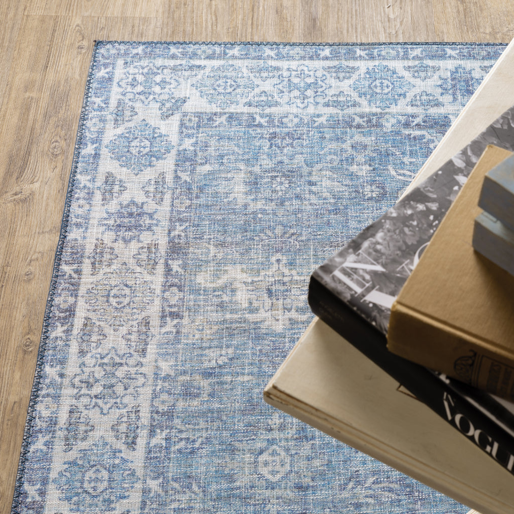 Oriental Weavers Myers Park MYP04 Multicolor Rectangle Indoor Area Rug - Easy Care Stain Resistant Low Pile Rug with Oriental Design-