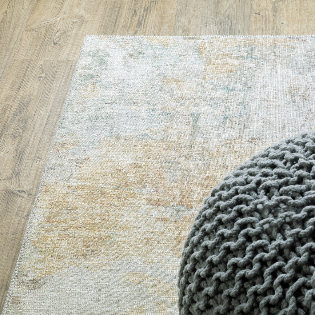 Oriental Weavers Myers Park MYP09 Multicolor Rectangle Indoor Runner - Easy Care Stain Resistant Low Pile Rug with Abstract Design