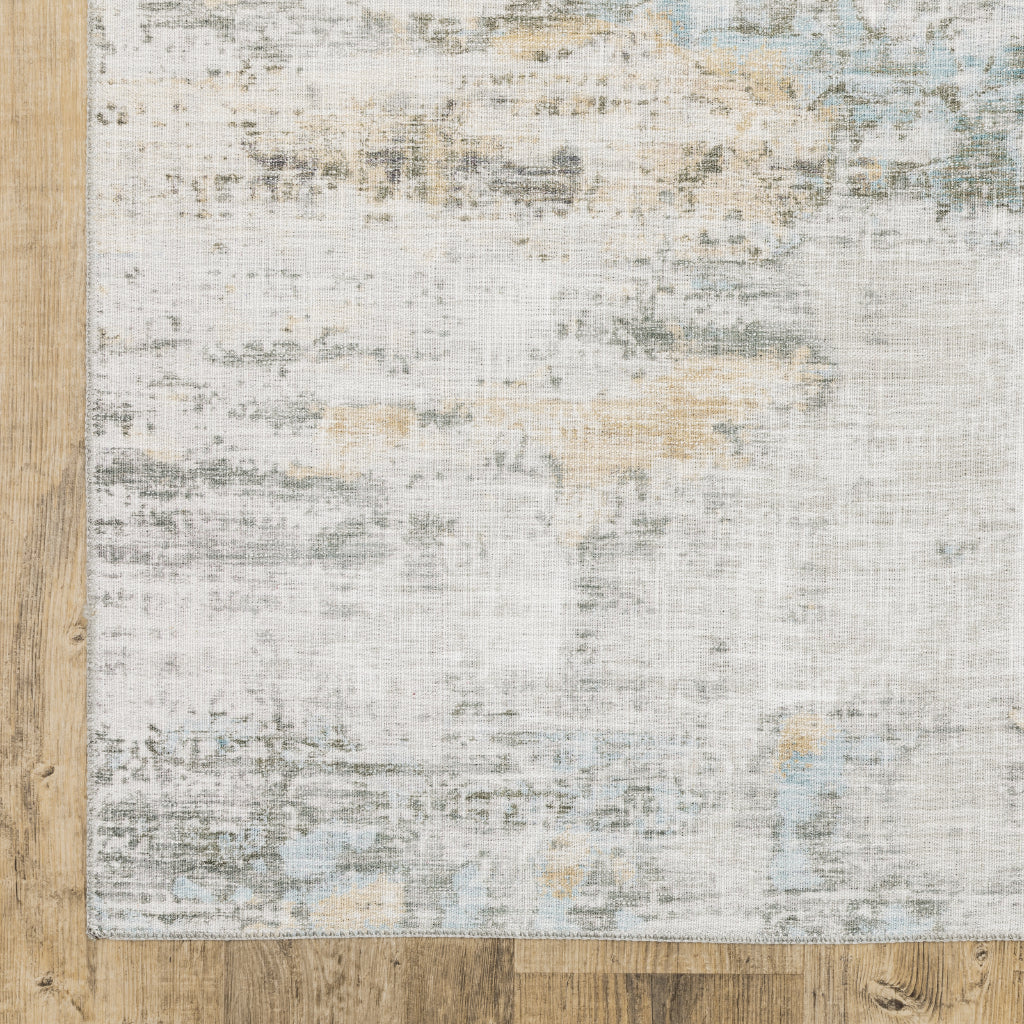 Oriental Weavers Myers Park MYP11 Multicolor Rectangle Indoor Area Rug - Easy Care Stain Resistant Low Pile Rug with Abstract Design