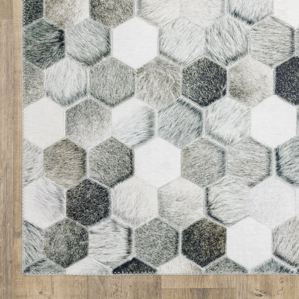 Oriental Weavers Myers Park MYP17 Multicolor Rectangle Indoor Area Rug - Easy Care Stain Resistant Low Pile Rug with Geometric Design
