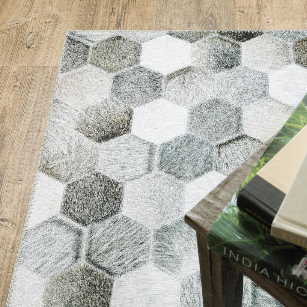 Oriental Weavers Myers Park MYP17 Multicolor Rectangle Indoor Area Rug - Easy Care Stain Resistant Low Pile Rug with Geometric Design