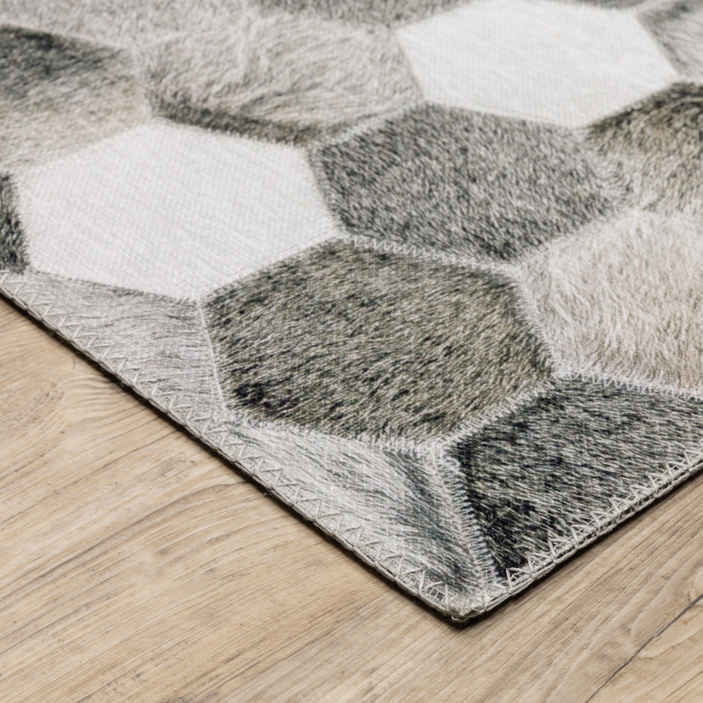 Oriental Weavers Myers Park MYP17 Multicolor Rectangle Indoor Area Rug - Easy Care Stain Resistant Low Pile Rug with Geometric Design