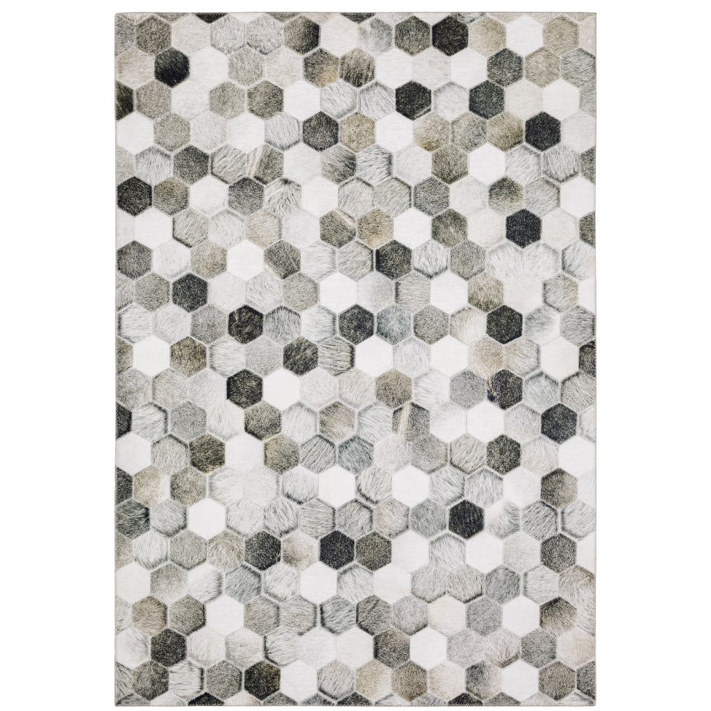Oriental Weavers Myers Park MYP17 Multicolor Rectangle Indoor Area Rug - Easy Care Stain Resistant Low Pile Rug with Geometric Design