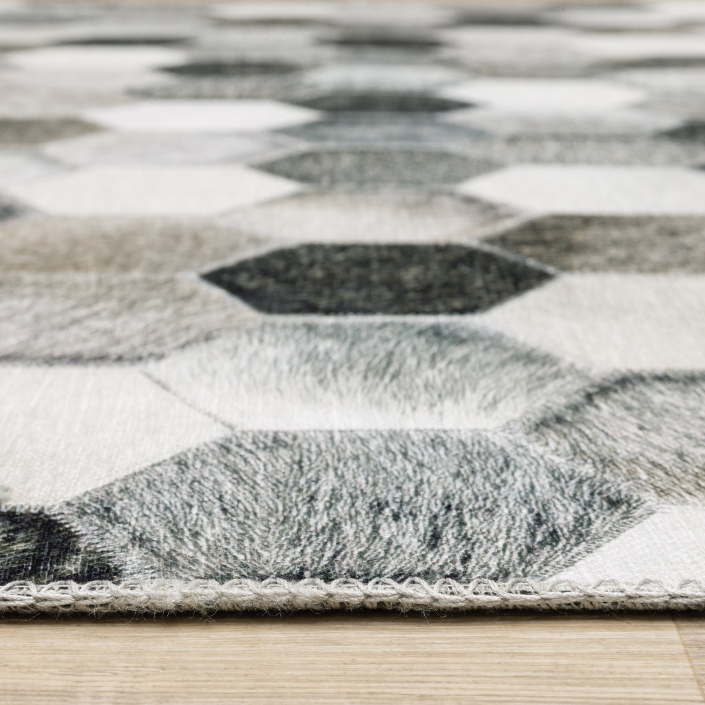 Oriental Weavers Myers Park MYP17 Multicolor Rectangle Indoor Area Rug - Easy Care Stain Resistant Low Pile Rug with Geometric Design