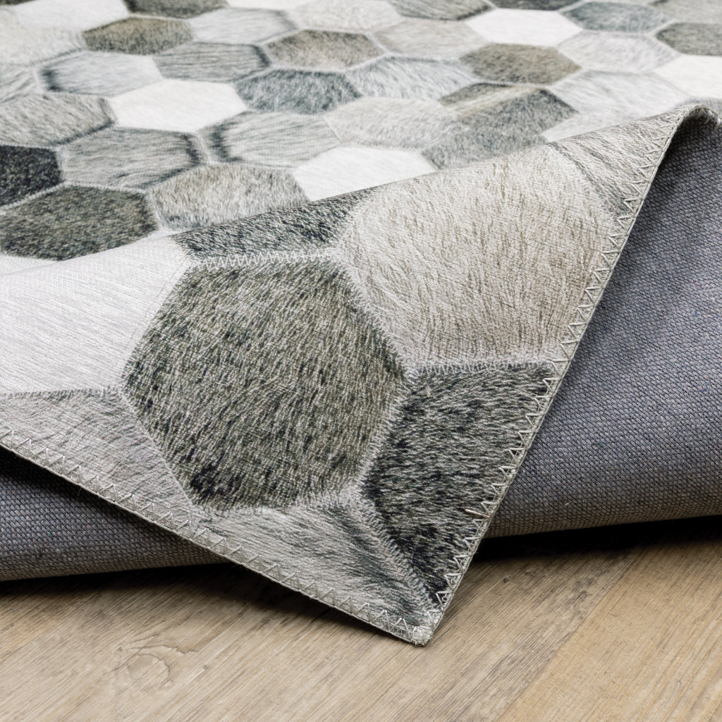 Oriental Weavers Myers Park MYP17 Multicolor Rectangle Indoor Area Rug - Easy Care Stain Resistant Low Pile Rug with Geometric Design