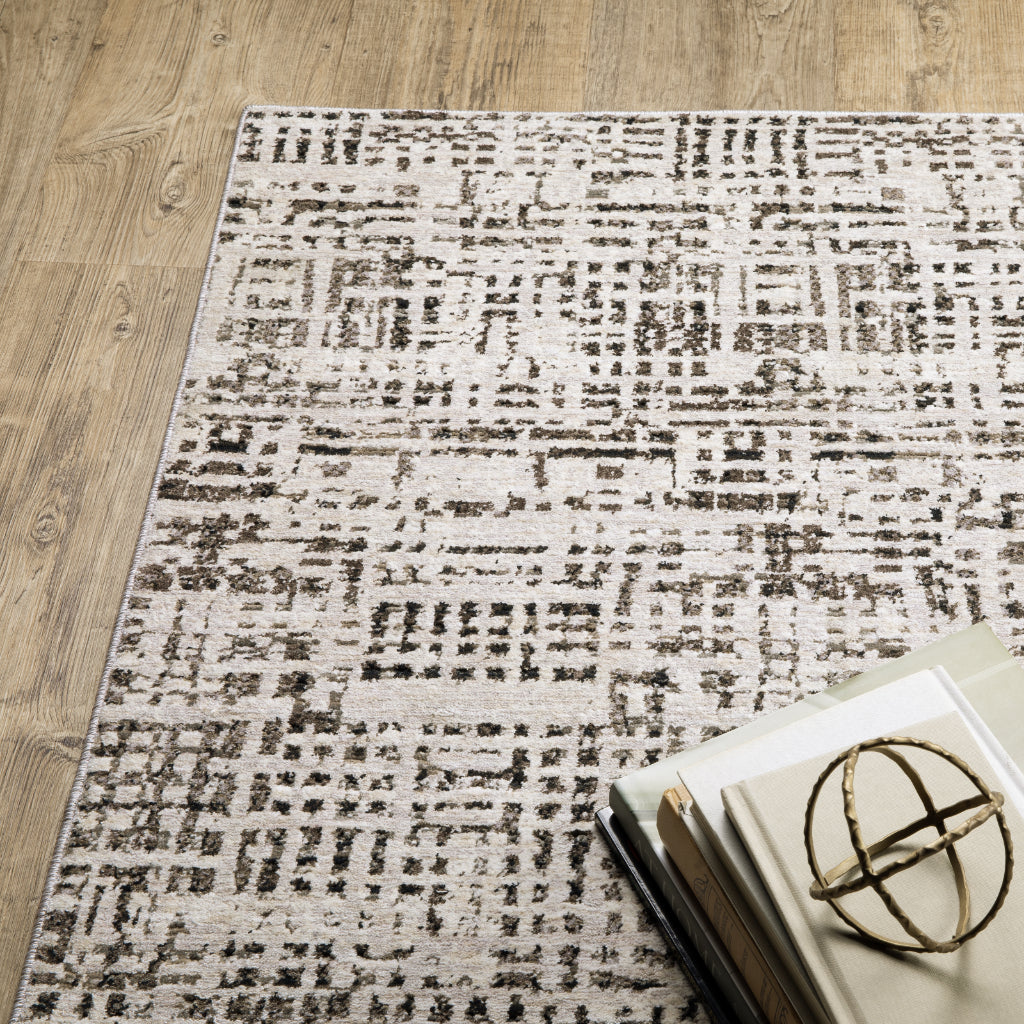 Oriental Weavers Nebulous 2060W Multicolor Rectangle Indoor Area Rug - Low Pile Modern Rug with Geometric Design