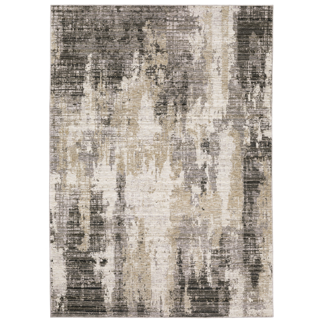Oriental Weavers Nebulous 4151N Multicolor Rectangle Indoor Area Rug - Low Pile Modern Rug with Abstract Design-