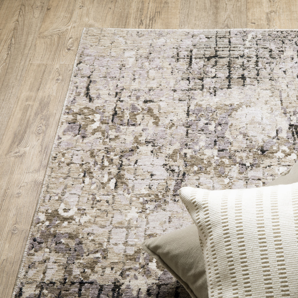 Oriental Weavers Nebulous 091D9 Multicolor Rectangle Indoor Runner - Low Pile Modern Rug with Abstract Design