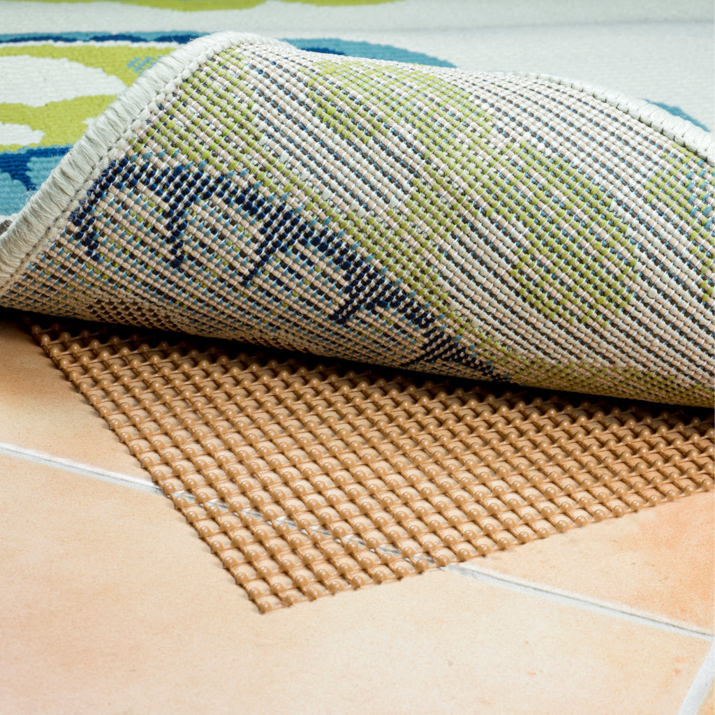 Oriental Weavers All Weather Outdoor Rug Pad for Rectangle/Round Area Rug & Runner - Durable Stain Resistant Rug Pad Made of Latex Treated Knit Polyester-