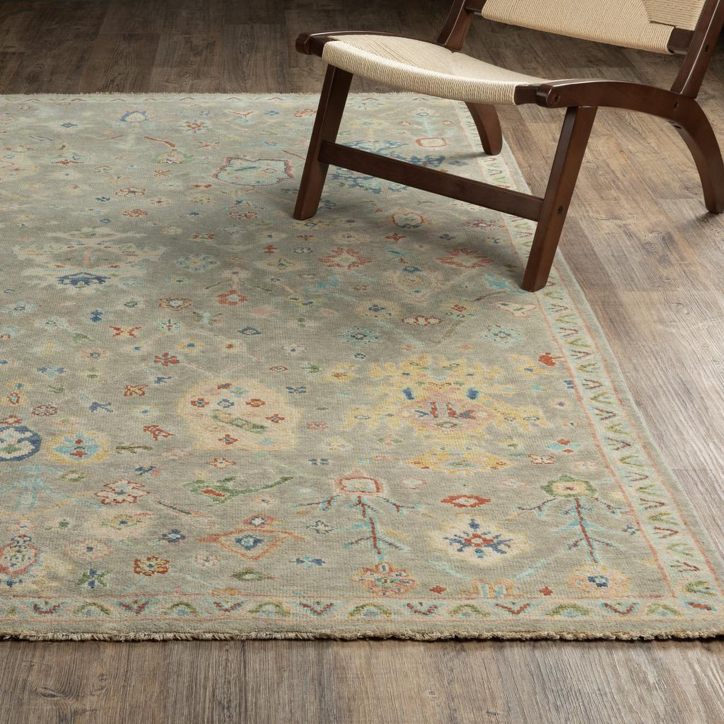Oriental Weavers Palace 10309 Grey Rectangle Indoor Runner Oriental Pattern-