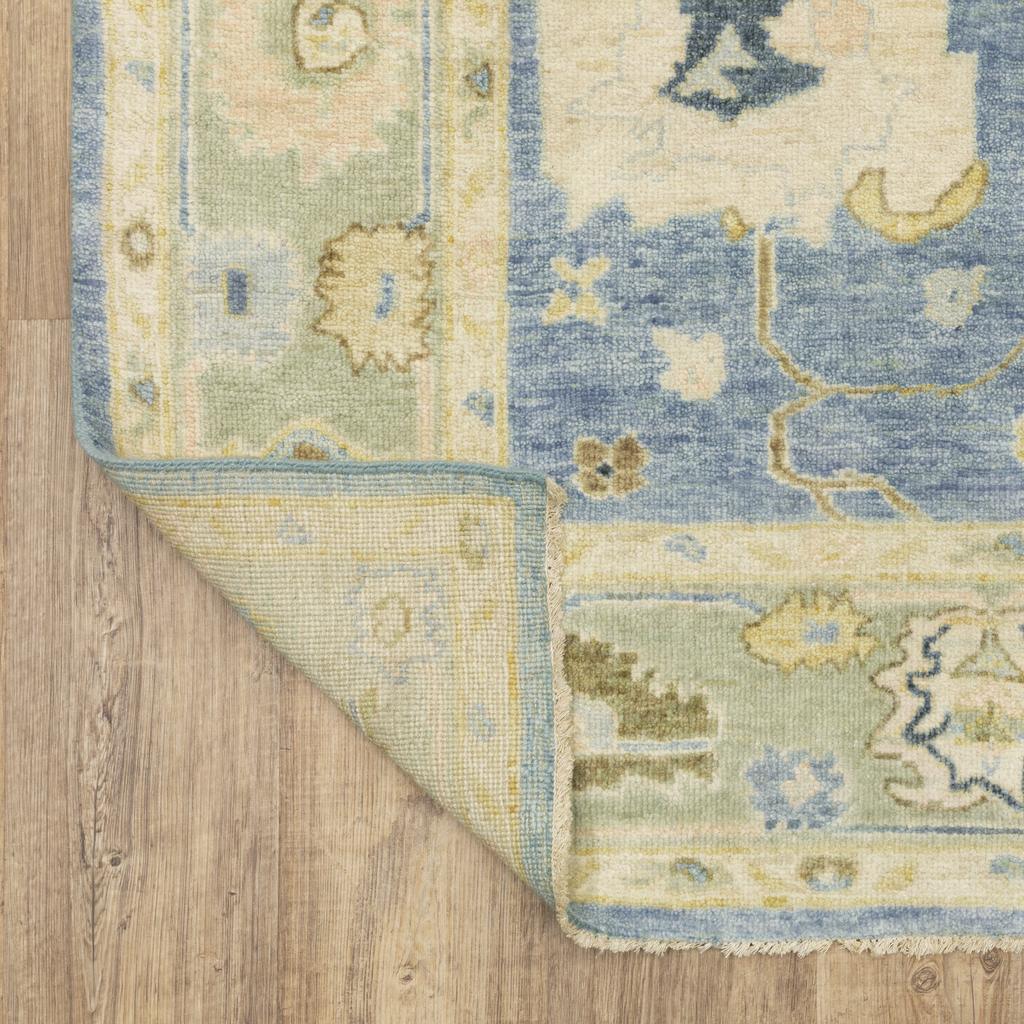 Oriental Weavers Palace 10311 Blue Rectangle Indoor Runner Oriental Pattern-