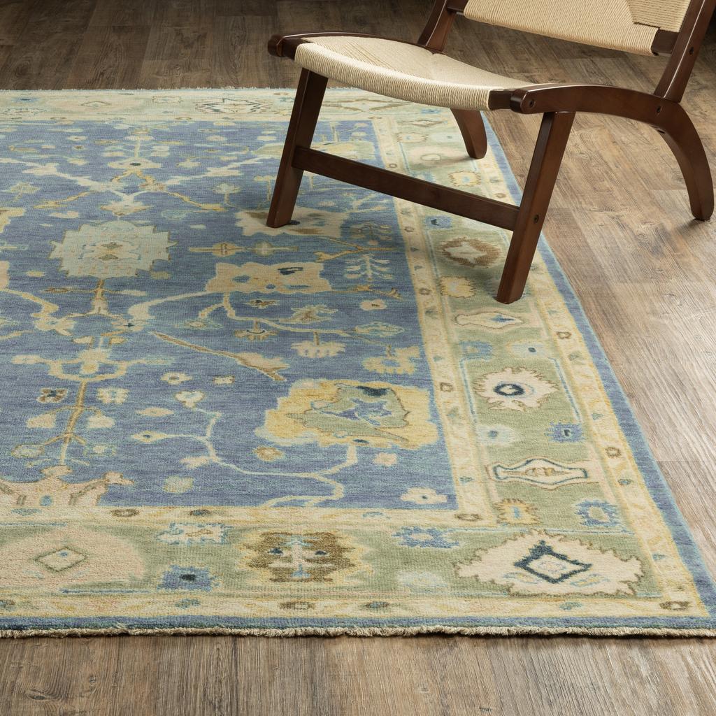 Oriental Weavers Palace 10311 Blue Rectangle Indoor Area Rug Oriental Pattern-
