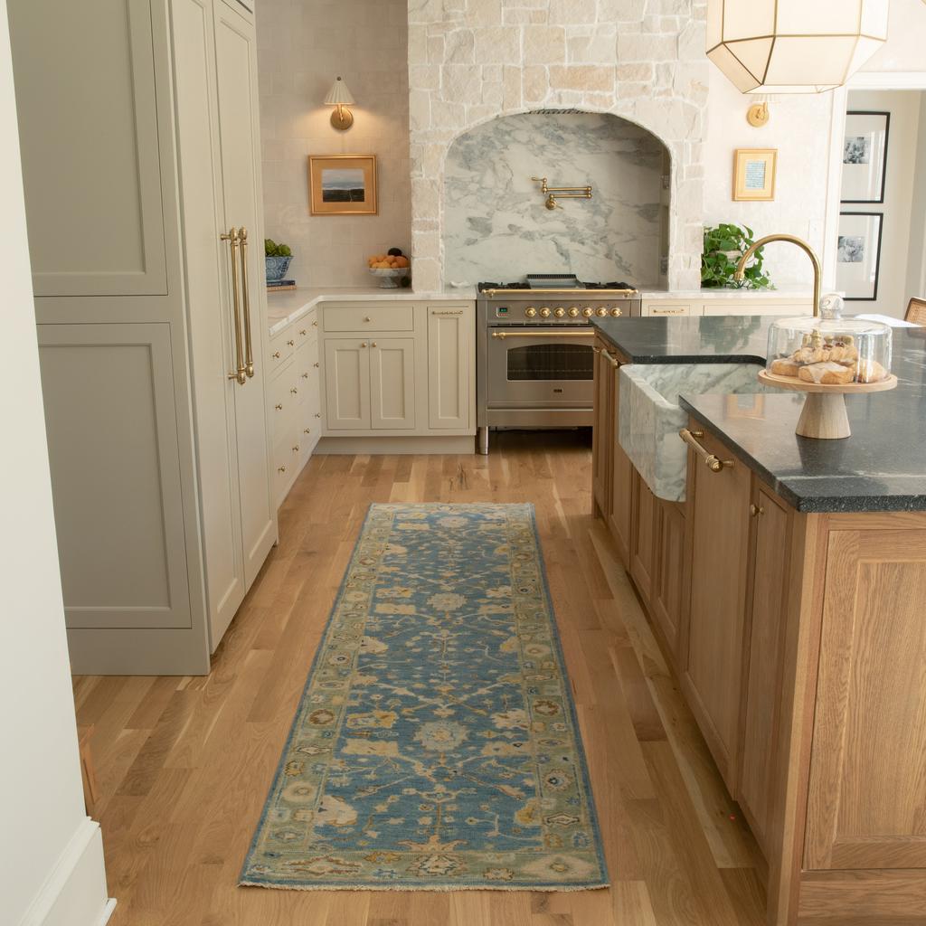 Oriental Weavers Palace 10311 Blue Rectangle Indoor Runner Oriental Pattern-